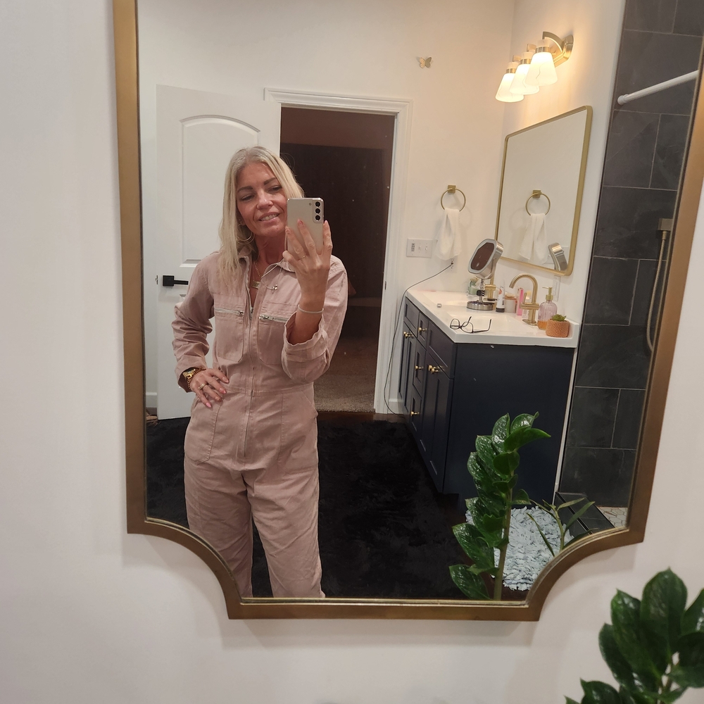 Jen's Pirate Booty Blush Jumpsuit - Picture 10 of 11